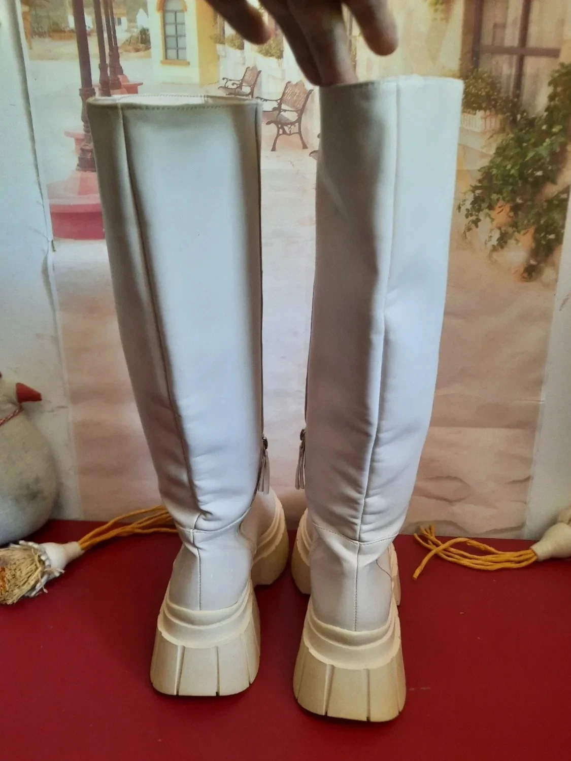🥀Botas sintéticas femininas 39. Bershka. – photo 4